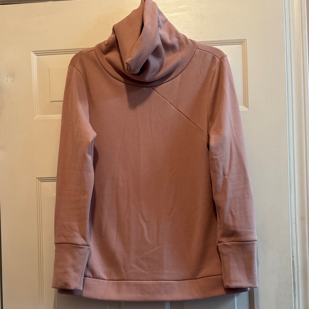 Apana Dusty Pink Cowl Neck Sweatshirt